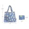 Wrapables Foldable Tote Nylon Reusable Grocery Bag (Set of 2), Sprig